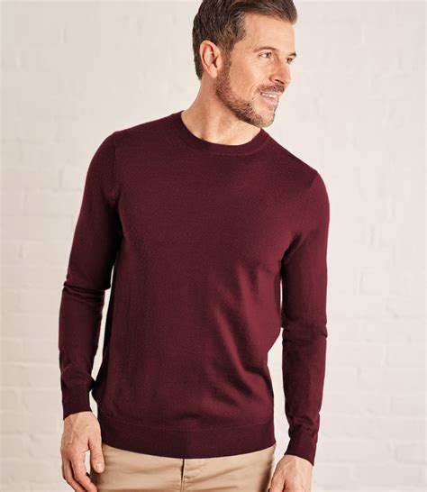 mens designer crew neck jumpers